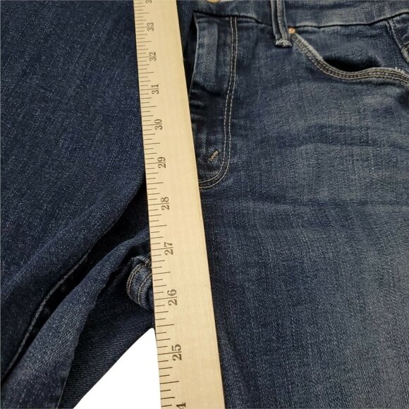 Mother Jeans 24‎ Blue High Waist Looker Ankle Fray Distressed Closer to The Edge - Picture 13 of 13